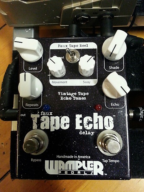PRICE DROP!: Wampler Faux Tape Echo with Tap Tempo 2013 Sparkling Burgundy image 1