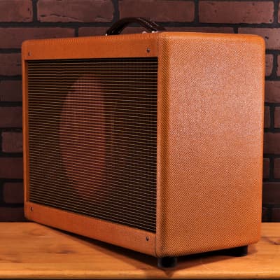 Oversized 1x12 Narrow Panel Tweed Extension Cabinet/Tinted | Reverb