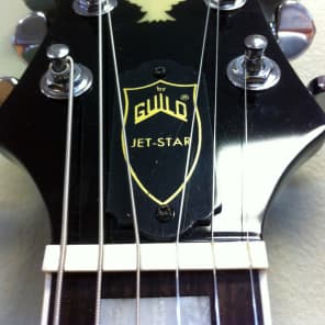 DeArmond by Guild Jetstar Black w/ hardshell case RARE Jet DeArmond by Guild Jetstar Black w/ hardshell case RARE Jet