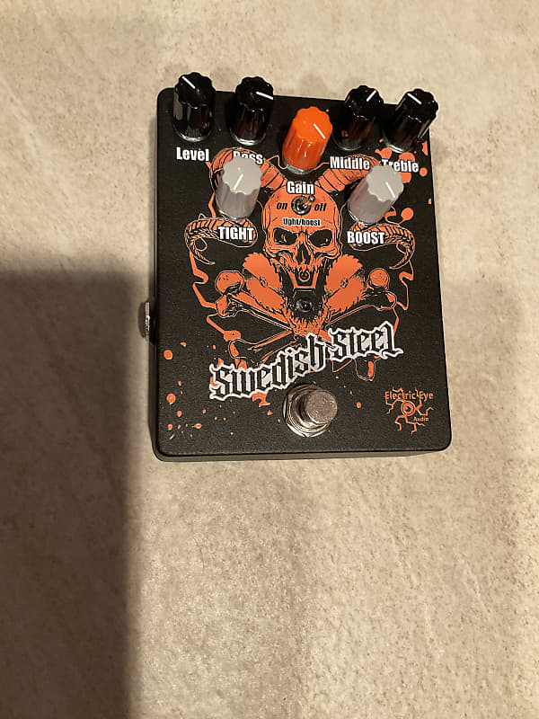 Electric Eye Audio Swedish Steel 2021 Black Orange HM2 Reverb