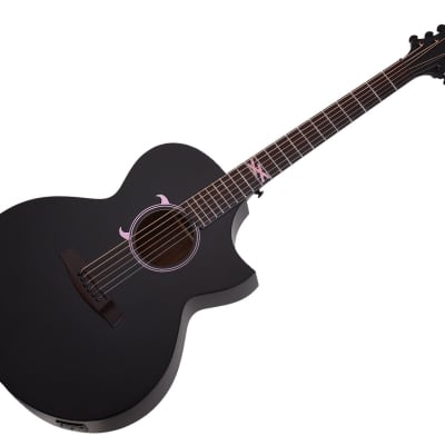 Schecter Machine Gun Kelly Signature Acoustic Guitar - Satin Black for sale
