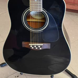 Fender DG-16E 12-String Acoustic Electric Guitar Black image 6