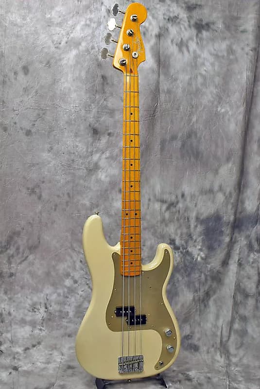 ベース Fender AmericanVintage 57Precision Bass Fender American Vintage '57 Precision Bass - White Blonde