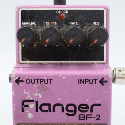 Boss BF-2 Flanger 1980-1984 (Black Label) Made In Japan | Reverb 