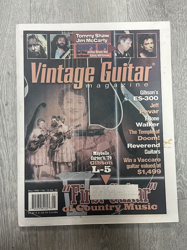 Vintage guitar Magazine 1999 | Reverb