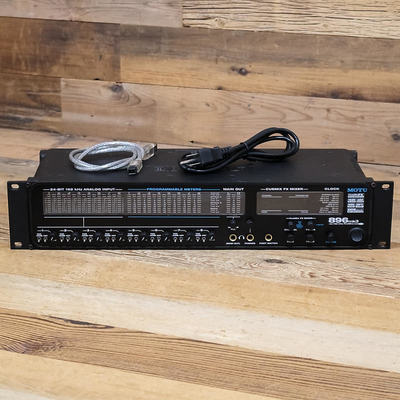 MOTU 896mk3 Firewire オーディオインターフェース　ジャンク品 MOTU 896 Mk3 Hybrid Mod – Black Lion Audio