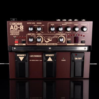 Boss AD-8 Acoustic Guitar Processor Pedal | Reverb