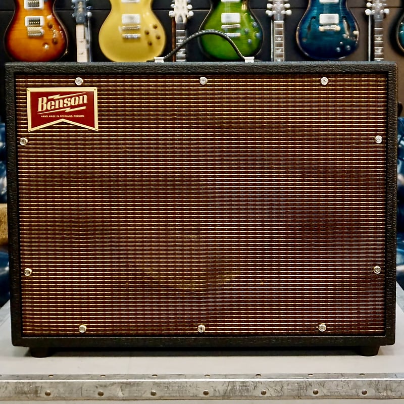 Benson Monarch Reverb Plus (Black Tolex / Oxblood Grille) | Reverb