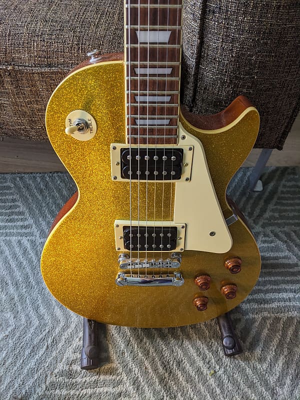 Epiphone Les Paul Sparkle Gold Flake with Gibson