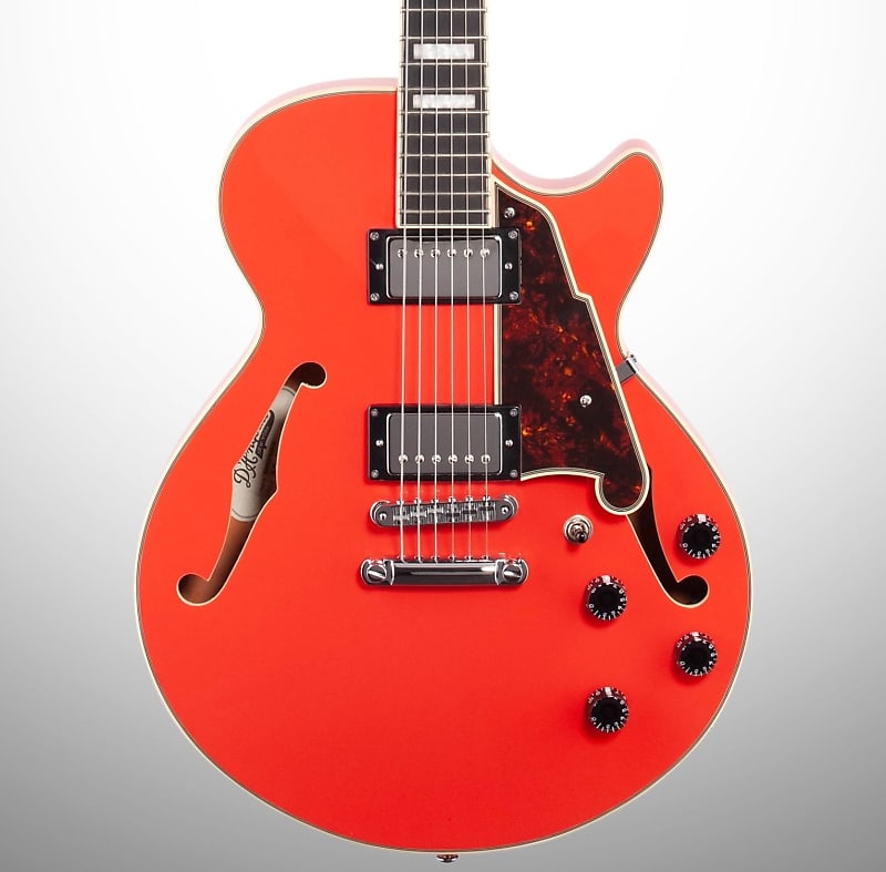 D'Angelico Premier SS Semi-Hollow Single Cutaway with Stop-Bar Tailpiece image 4