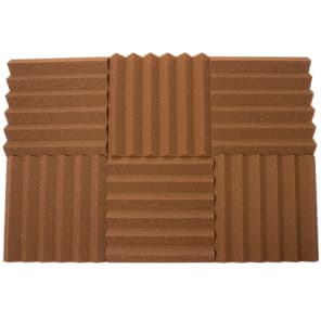 Seismic Audio SA-FMDM2-6Pack 2x12x12" Studio Acoustic Foam Sheets (6-Pack)