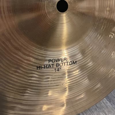 Paiste Alpha Power 14”/36cm Bottom Hi Hat Cymbal / Accessories #HN20 image 3
