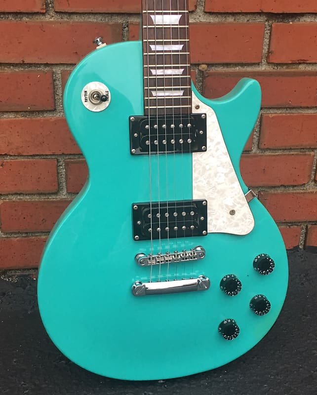 Epiphone Les Paul Studio Limited Edition 2000 Aqua Blue | Reverb