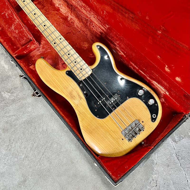 Fender Precision Bass 1976 Natural original vintage USA P