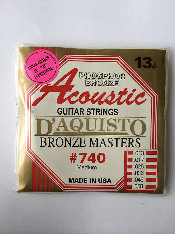 D'Aquisto Acoustic Bronze Masters 740M image 1