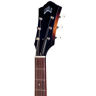 Guild USA D-20 Dreadnought Acoustic Guitar (Vintage Sunburst) image 5