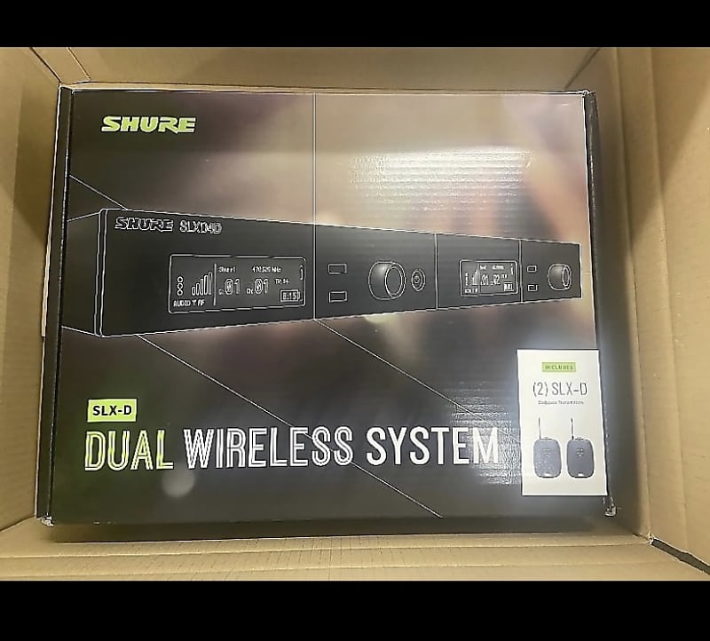 Shure SLXD14D-G58 Dual Beltpack wireless system | Reverb