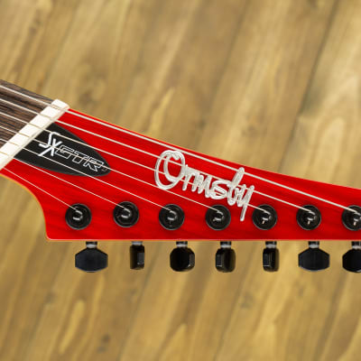 Ormsby SX Carved Top GTR7 (Run 10) Multiscale - Fire Red Candy Gloss image 8