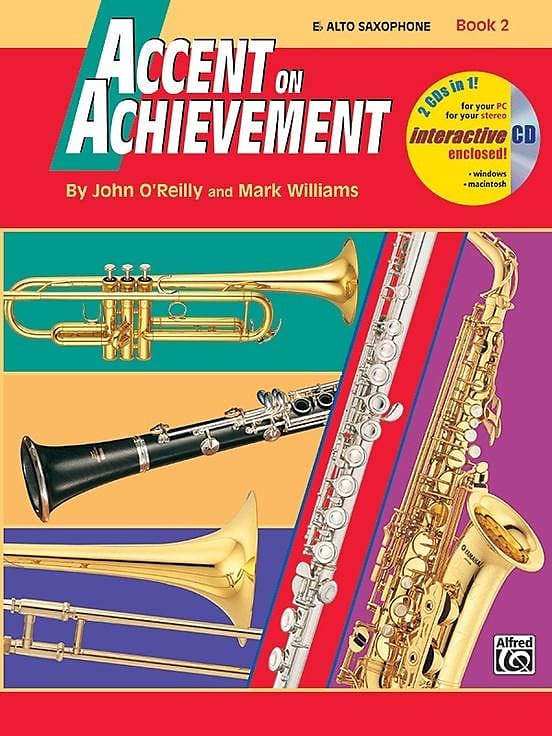 Alfred Accent on Achievement Alto Saxophone Book 2 image 1