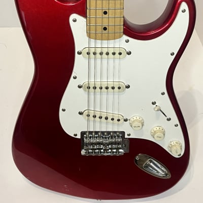 Samick Stratocaster Late 80’s - early 90’s - Candy Apple Red image 2
