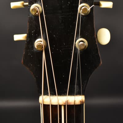 c. 1935 Cromwell By Gibson G-4 Archtop Acoustic Sunburst image 5