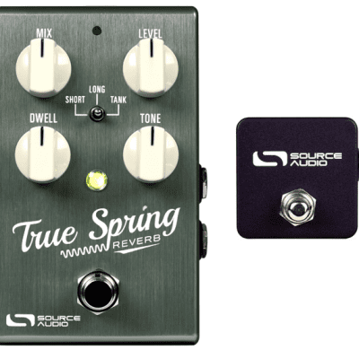 New Source Audio SA247 True Spring Reverb Effects Pedal w/ SA167 Tap Switch for sale