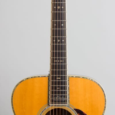 C. F. Martin  M-42 David Bromberg Signature #1 owned and used by David Bromberg Flat Top Acoustic Guitar (2006), ser. #1150659, black hard shell case. image 8