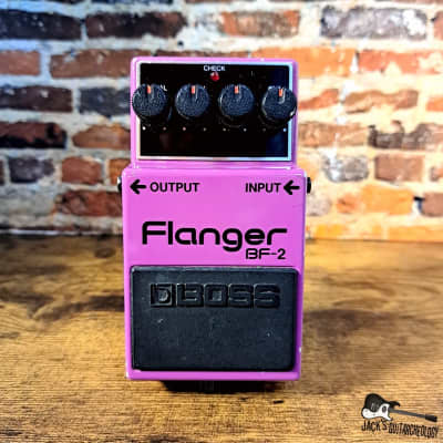 Boss BF-2 Flanger 1980-1984 (Black Label) Made In Japan | Reverb