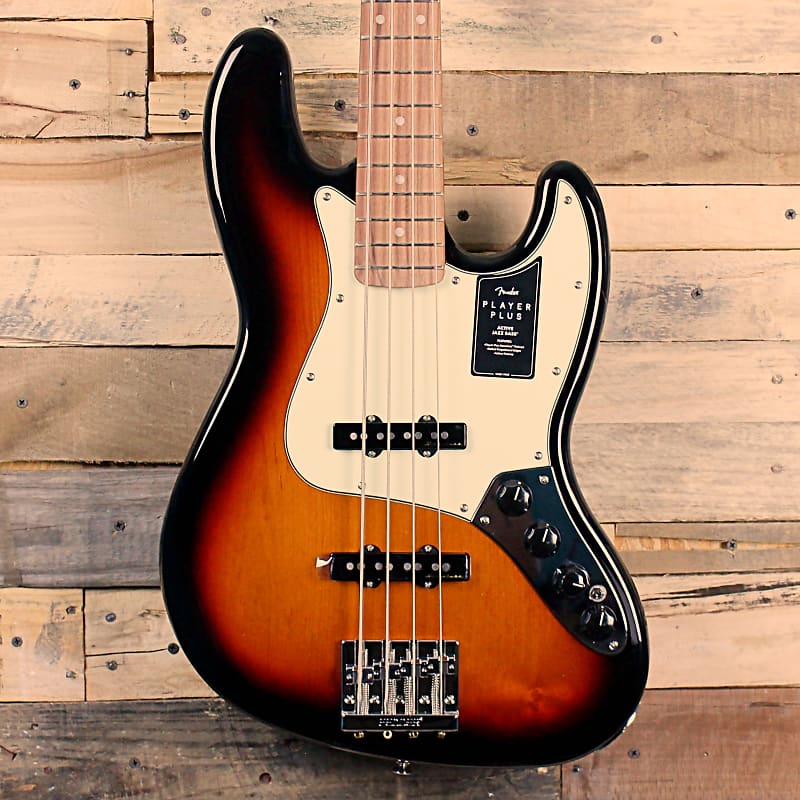 Fender Player Plus Active Jazz Bass (2021, 3-Color Sunburst) image 1