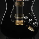 Fender Channel Exclusive Mahogany Black Top Stratocaster HH - Black