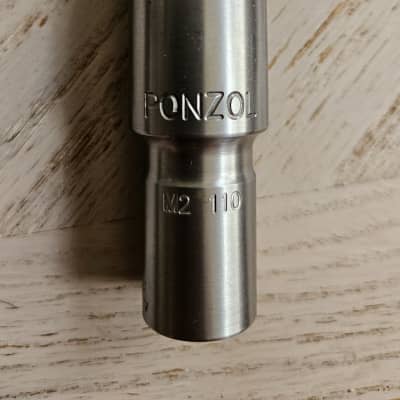 PONZOL M2 110 Tenor Mouthpiece - Stainless Steel image 3