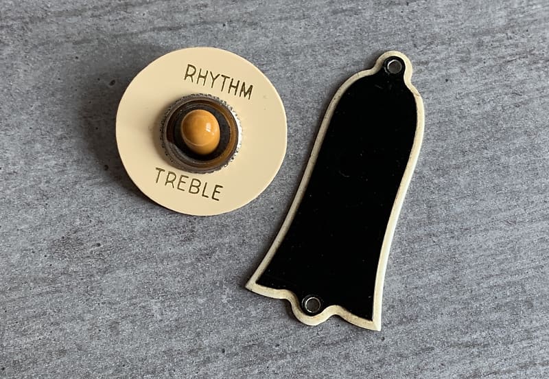 Vintage Gibson Les Paul Poker Chip + Knurled Nut Reverb Deutschland