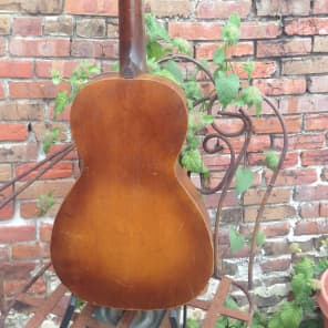 SUPERTONE Sears Roebuck Parlor Guitar 1920s / 30's nocbc as is Rare image 8