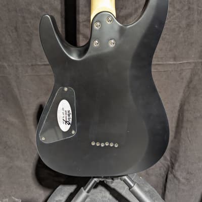 Schecter C-6 Deluxe Satin Black Electric Guitar image 5