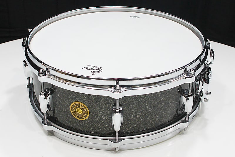 Gretsch USA Custom 5" x 14" 8-Lug Snare Drum w/ VIDEO! Twilight Glass Nitron & G5471 Mini Lugs image 1