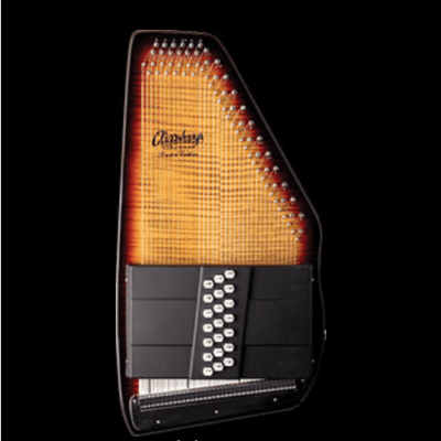 Oscar Schmidt OS150FCE 21 Chord Electric Autoharp - Black/Yellow