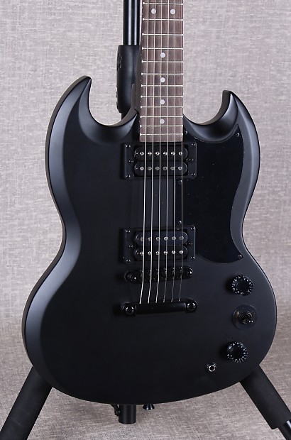 Epiphone SG Special Goth LE Pitch Black | Reverb