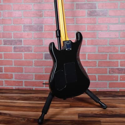 Kramer USA Pacer Series 1-Hum Black with Pipe Graphic 1981 w/Hardshell Case image 8