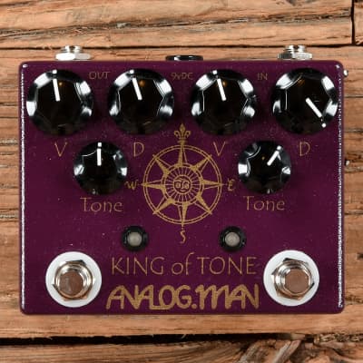Analogman King of Tone V4 with Both Side High Gain Option