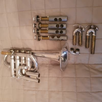 Benge 5 Piccolo Trumpet -  Silver - S# 26473 image 4