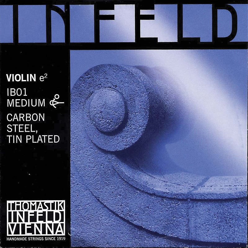 Thomastik-Infeld IB01 Infeld Blue Tin-Plated Carbon Steel 4/4 Violin String - E (Medium) image 1