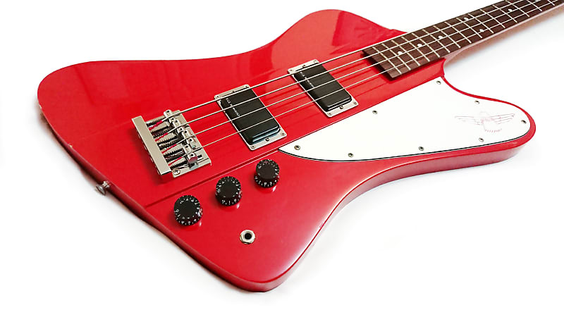 BURNY TB-70 Active Thunderbird Bass Japan circa 1987 in Fire Red