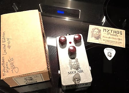 Mythos Pedals Special Edition Mjolnir Overdrive 2018 Silver