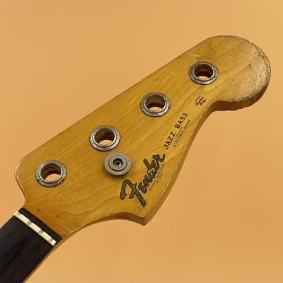 1963 Fender Jazz Bass MAY63 Vintage Original Brazilian Rosewood Cap FingerBoard All Orig Pre-CBS Neck image 12