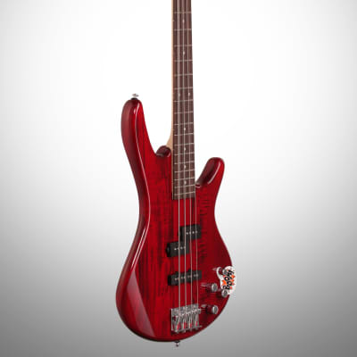 Ibanez GSR200 Electric Bass - Transparent Red image 3