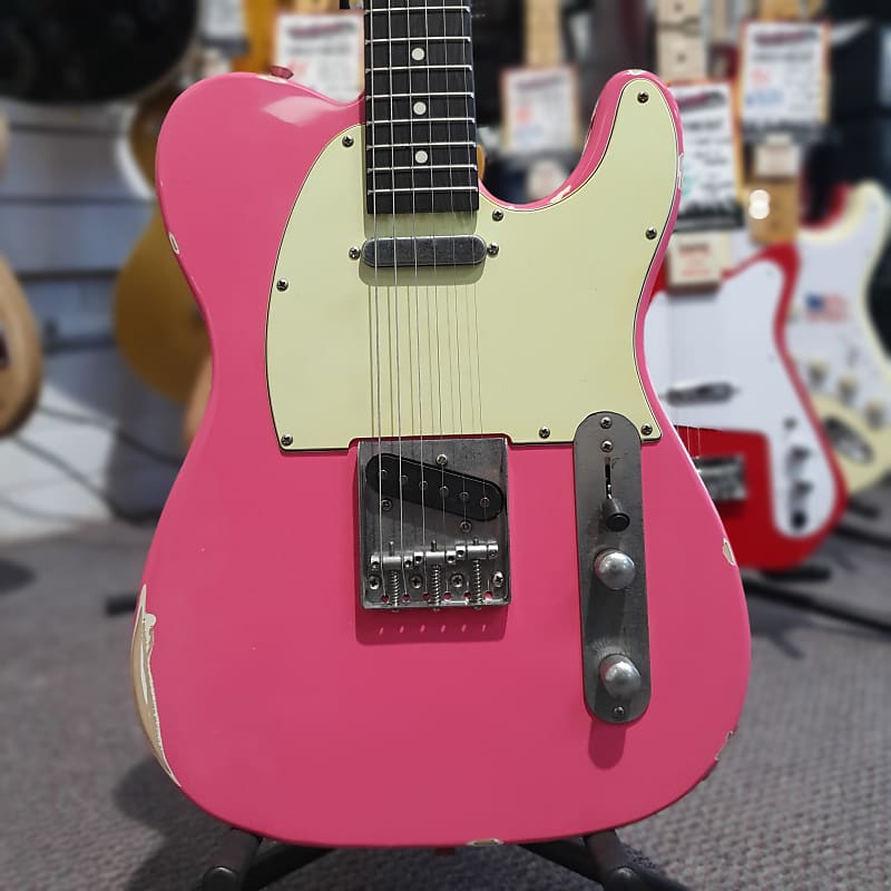 Tokai Legacy Series TL Style 'Relic' Electric Guitar in Pink image 1