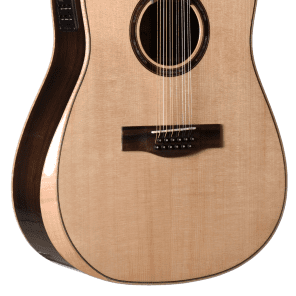 Teton STS150CENT-AR-12 Spruce/Rosewood Armrest Dreadnought 12-String with Electronics Natural