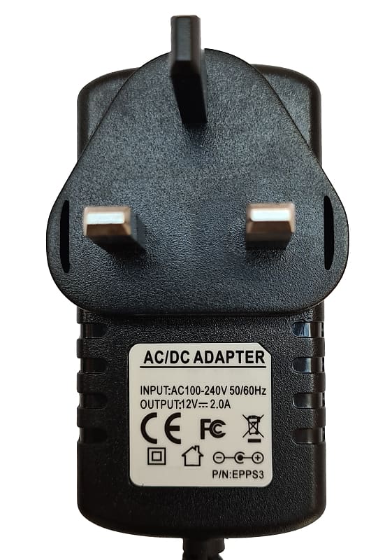 ALLAN 12V2A Adapter 100-240VAC 50/60Hz Power Supply 12 Volt 2 Amp