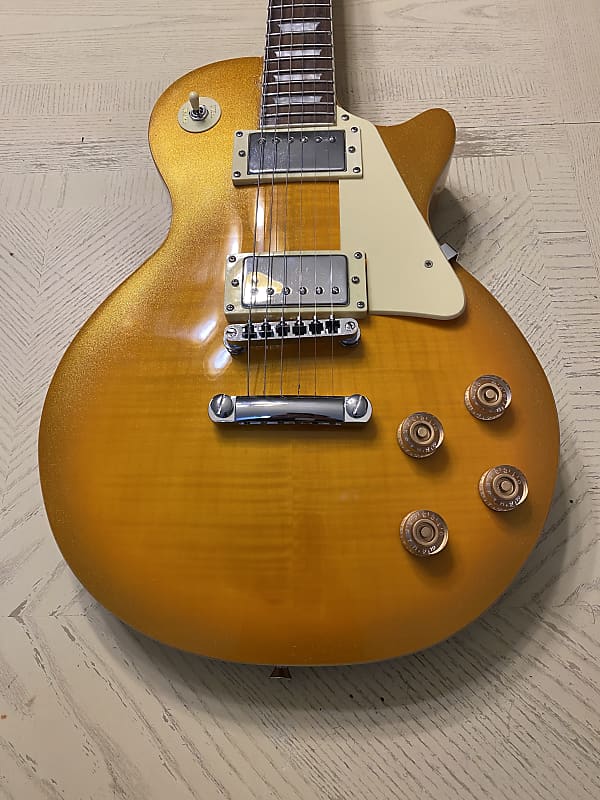 Glen Burton Les Paul classic style electric guitar 2020 s High gloss yellow gold