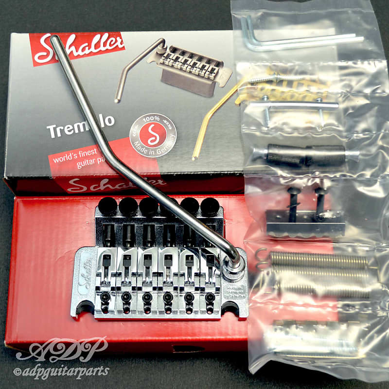 Schaller Left Handed Chrome Floyd Rose Tremolo, R2, block 42 | Reverb